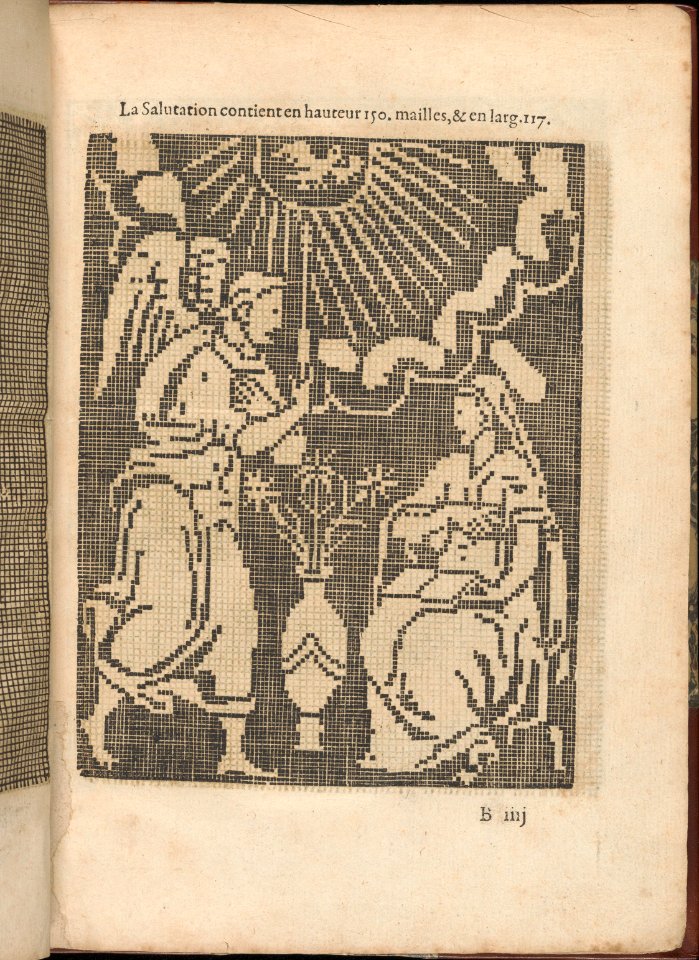 Les Secondes Oeuvres, et Subtiles Inventions De Lingerie du Seigneur Federic de Vinciolo Venitien, page 8 (recto) MET DP363880