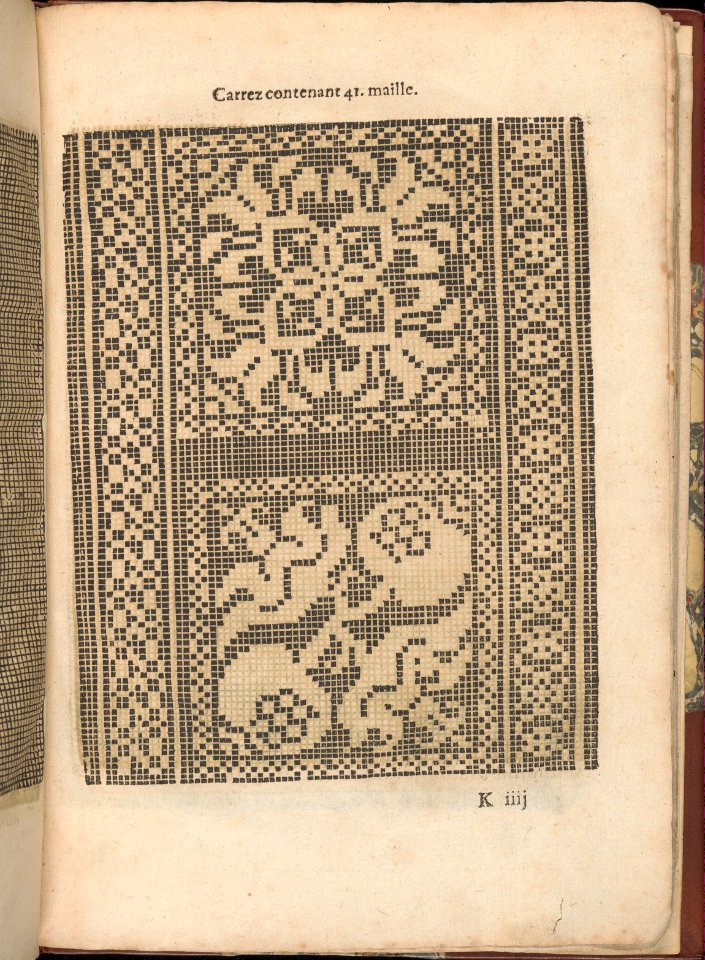 Les Secondes Oeuvres, et Subtiles Inventions De Lingerie du Seigneur Federic de Vinciolo Venitien, page 40 (recto) MET DP363912