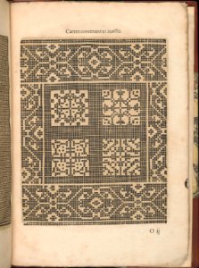 Les Secondes Oeuvres, et Subtiles Inventions De Lingerie du Seigneur Federic de Vinciolo Venitien, page 54 (recto) MET DP363930