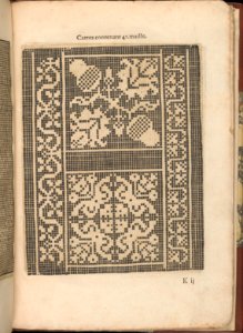 Les Secondes Oeuvres, et Subtiles Inventions De Lingerie du Seigneur Federic de Vinciolo Venitien, page 38 (recto) MET DP363910