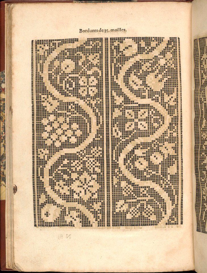 Les Secondes Oeuvres, et Subtiles Inventions De Lingerie du Seigneur Federic de Vinciolo Venitien, page 51 (verso) MET DP363927
