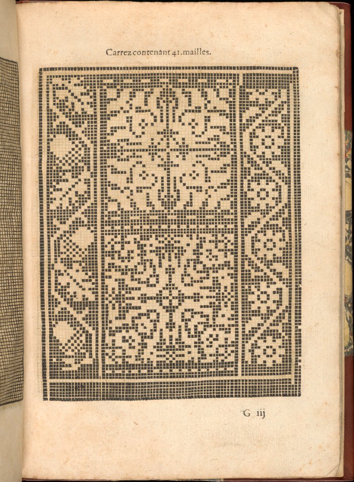Les Secondes Oeuvres, et Subtiles Inventions De Lingerie du Seigneur Federic de Vinciolo Venitien, page 27 (recto) MET DP363899