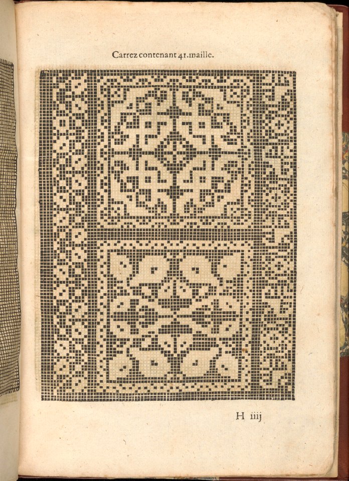 Les Secondes Oeuvres, et Subtiles Inventions De Lingerie du Seigneur Federic de Vinciolo Venitien, page 32 (recto) MET DP363904