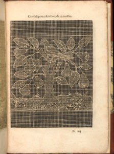 Les Secondes Oeuvres, et Subtiles Inventions De Lingerie du Seigneur Federic de Vinciolo Venitien, page 48 (recto) MET DP363921