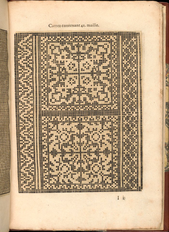 Les Secondes Oeuvres, et Subtiles Inventions De Lingerie du Seigneur Federic de Vinciolo Venitien, page 34 (recto) MET DP363906