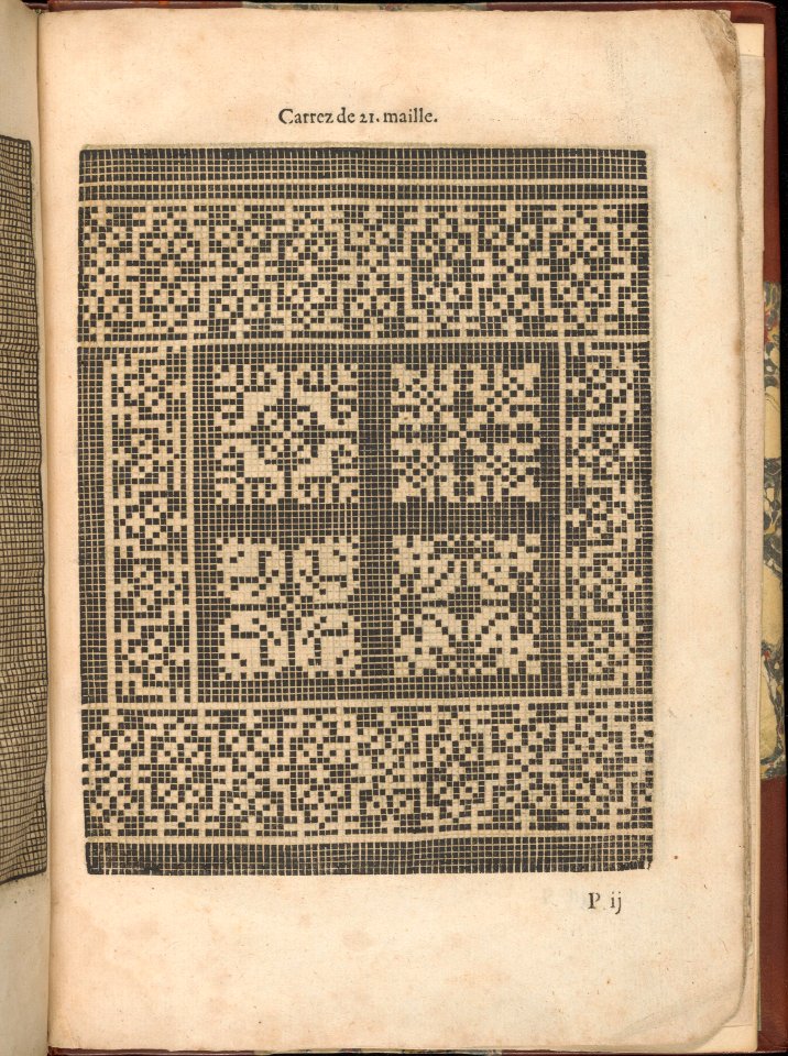 Les Secondes Oeuvres, et Subtiles Inventions De Lingerie du Seigneur Federic de Vinciolo Venitien, page 58 (recto) MET DP363934