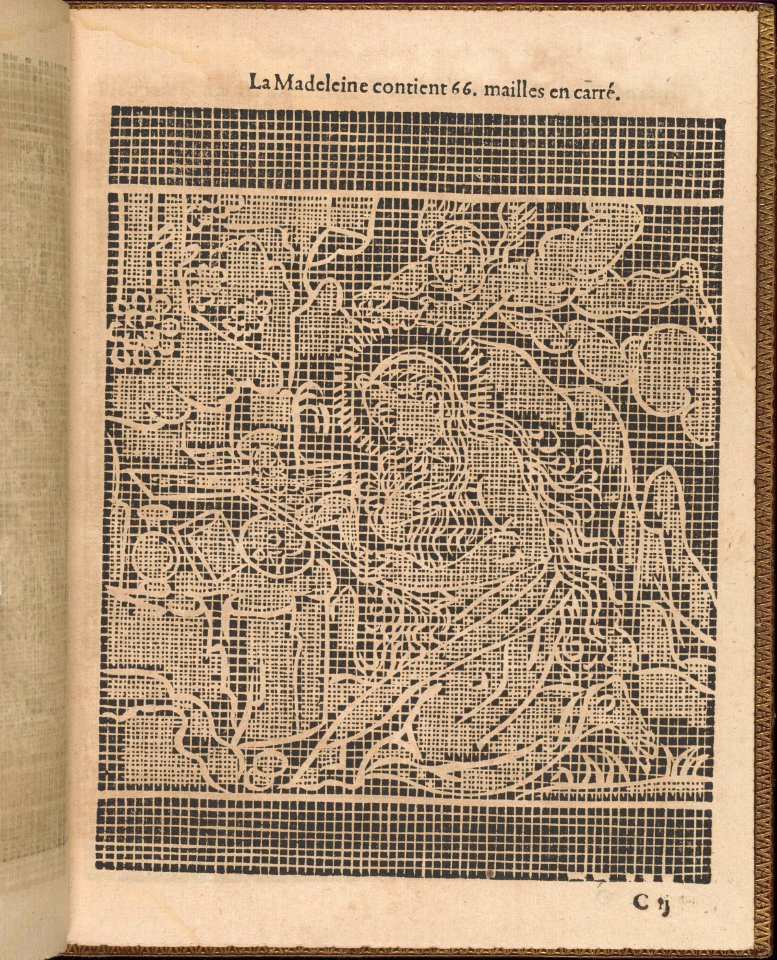 La Pratique de l'Aiguille, page 10 (recto) MET DP358163