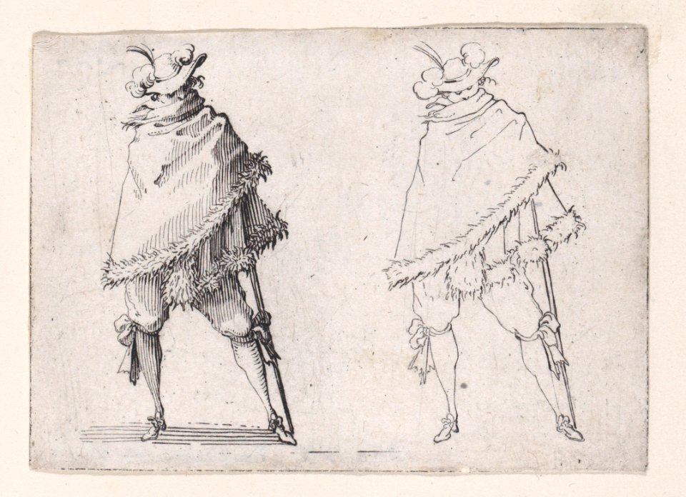 L'Homme Enroulé dans son Manteau Met DP888262