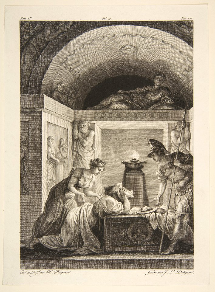 La Matrone d'Ephese, from Contes et nouvelles en vers par Jean de La Fontaine. A Paris, de l'imprimerie de P. Didot, l'an III de la République, 1795 MET DP813933