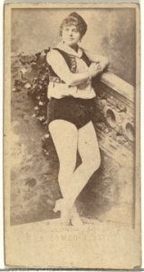 Leonda Jarcaw, from the Actors and Actresses series (N145-5) issued by Duke Sons & Co. to promote Cameo Cigarettes MET DP840101