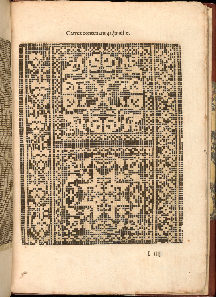 Les Secondes Oeuvres, et Subtiles Inventions De Lingerie du Seigneur Federic de Vinciolo Venitien, page 36 (recto) MET DP363908