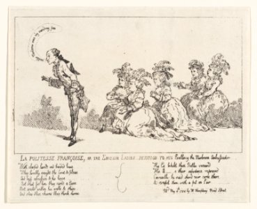 La politesse Françoise, or The English Ladies Petition to His Excellency the Mushroom Ambassador MET DP871741