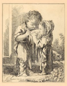 Les Petits Buveurs de lait (The Little Milk Drinkers), from Suite d'estampes gravées par madame la marquise de Pompadour d'après les pierres gravées de Guay, graveur du Roi MET DP259078