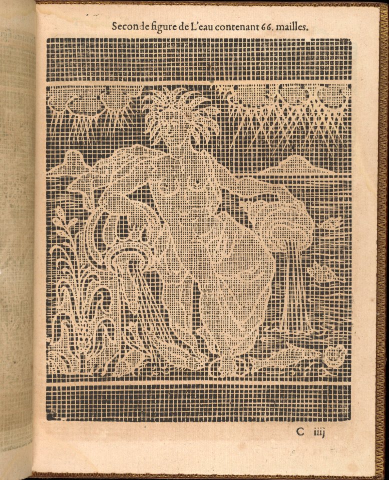La Pratique de l'Aiguille, page 11 (recto) MET DP358165