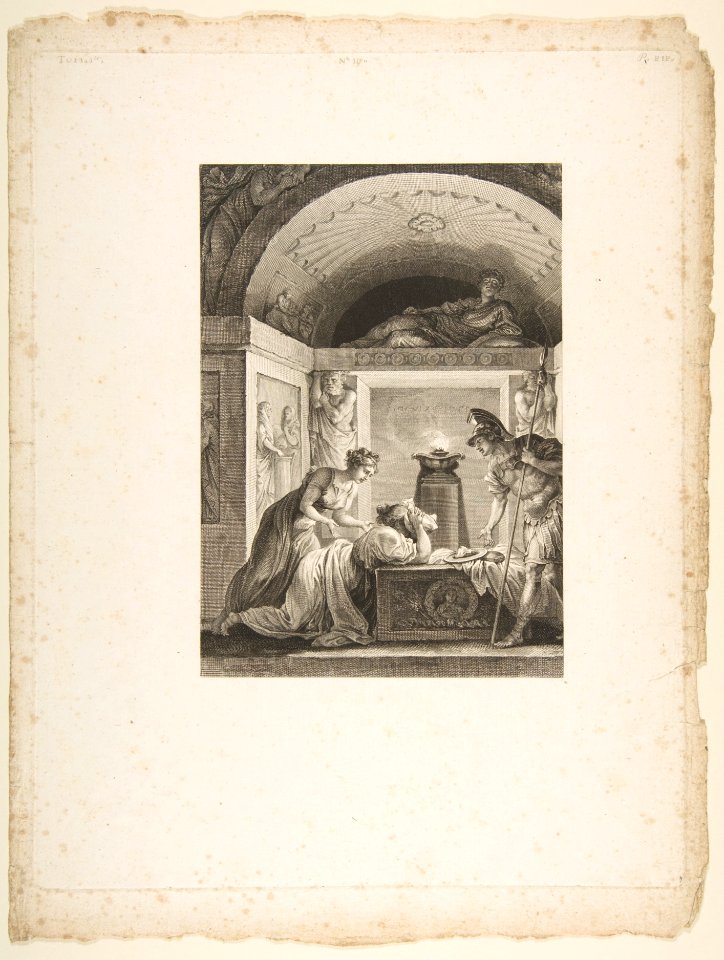 La Matrone d'Ephese, from Contes et nouvelles en vers par Jean de La Fontaine. A Paris, de l'imprimerie de P. Didot, l'an III de la République, 1795 MET DP813934