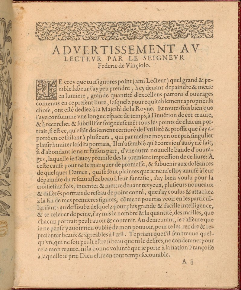 Les Singuliers et Nouveaux Portraicts... page 2 (recto) MET DP363990