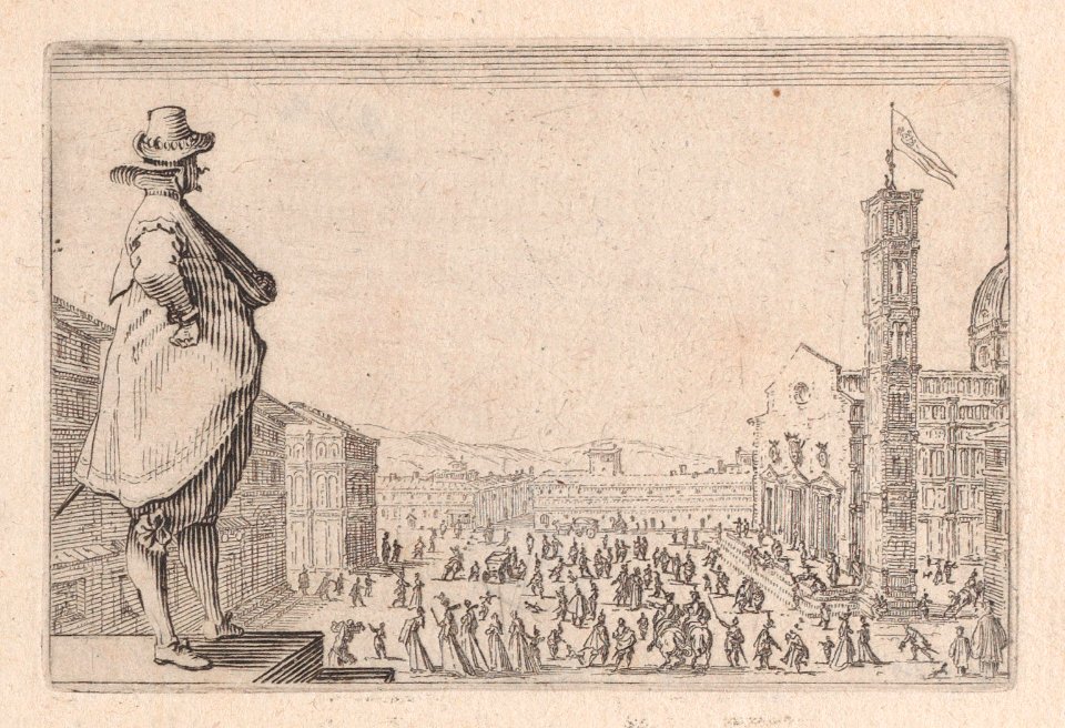 La Place du Dome, a Florence (The Piazza del Duomo, in Florence) Met DP890554