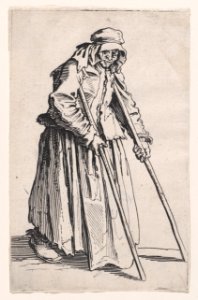 La Mendiante aux Béquilles (The Female Beggar with Crutches) Met DP890626