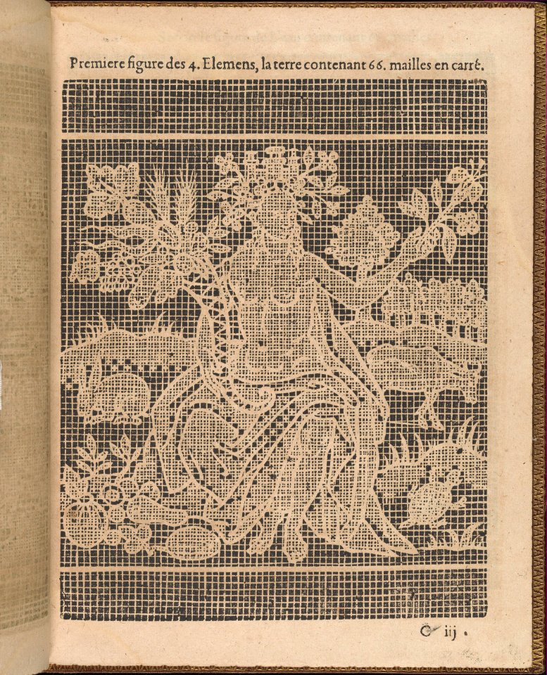 La Pratique de l'Aiguille, page 11 (recto) MET DP358164