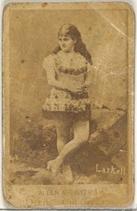 Larkell, from the Actors and Actresses series (N45, Type 7) for Dixie Cigarettes MET DP831252