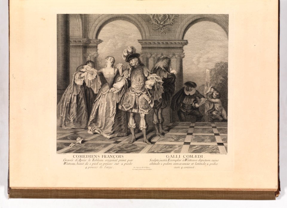 L'Oeuvre D'Antoine Watteau Pientre du Roy en son Academie Roïale de Peinture et Sculpture Gravé d'après ses Tableaux & Desseins originaux...par les Soins de M. de Jullienne, Volume I MET DP-795-001