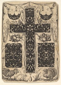 Latin Cross with Birds and Smaller Motifs MET DP826391