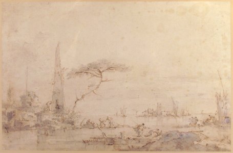 Lagoon Capriccio with an Obelisk MET 07.282.9