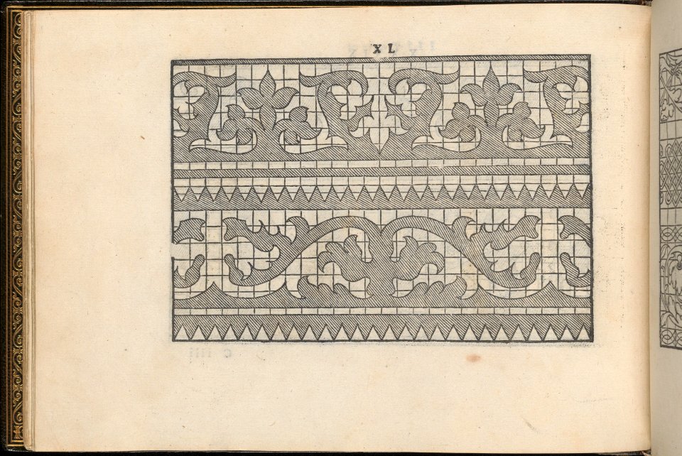 La Vera Perfettione del Disegno di varie sorti di recami, page 20 (verso) MET DP361986