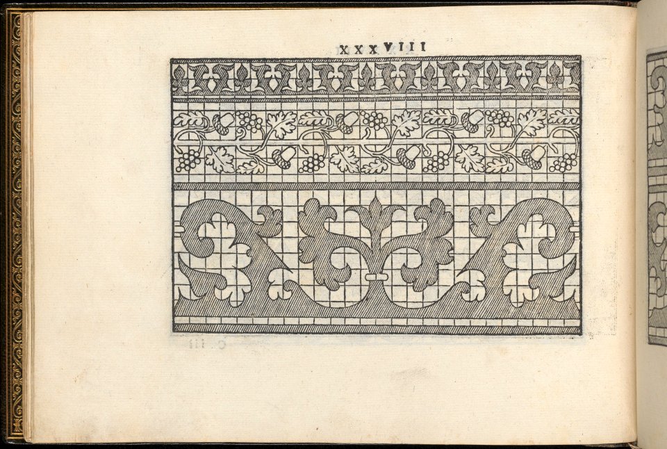 La Vera Perfettione del Disegno di varie sorti di recami, page 19 (verso) MET DP361984
