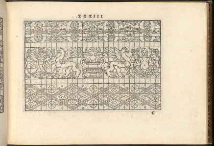 La Vera Perfettione del Disegno di varie sorti di recami, page 17 (recto) MET DP361979