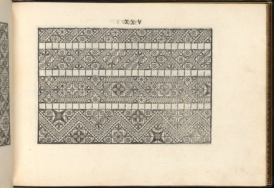 La Vera Perfettione del Disegno di varie sorti di recami, page 13 (recto) MET DP361971