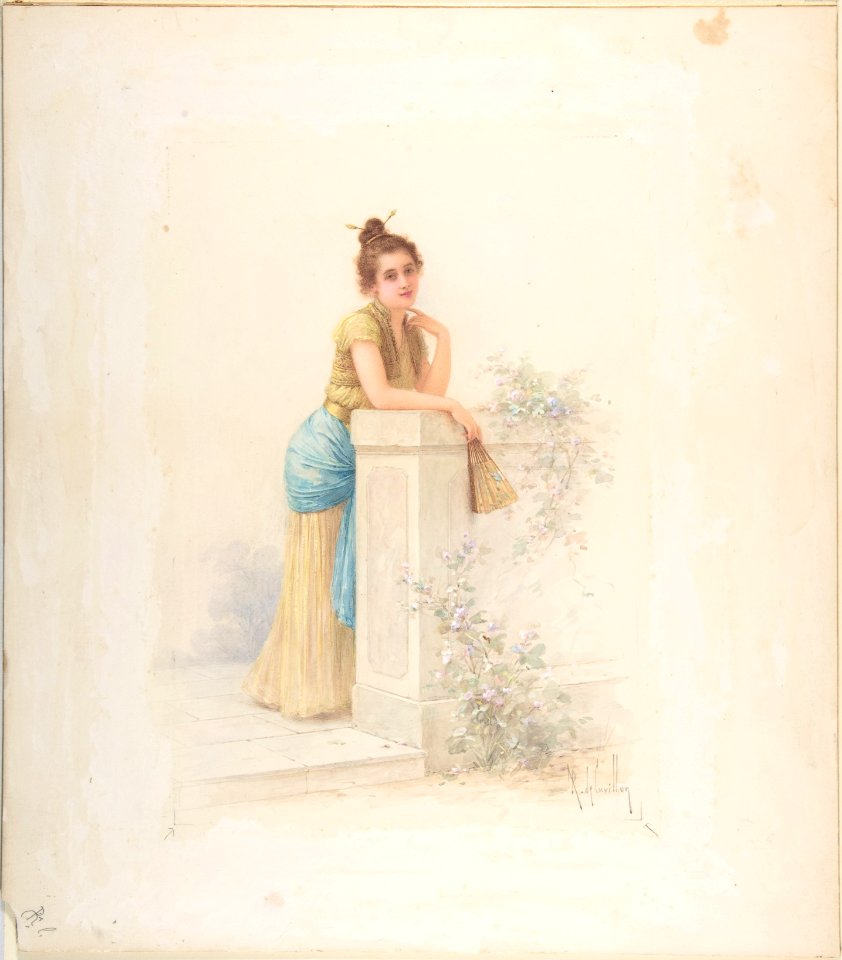 Lady with a Fan MET DP805775