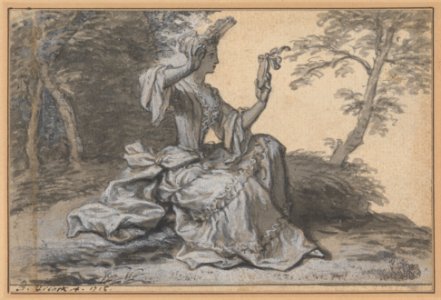 Lady with a Mirror MET DP219074