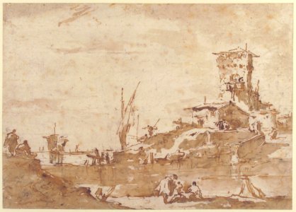 Lagoon Capriccio with a Tower MET 37.165.75
