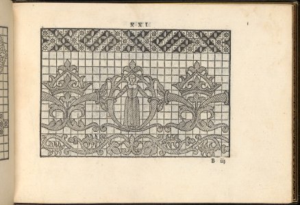 La Vera Perfettione del Disegno di varie sorti di recami, page 11 (recto) MET DP361967