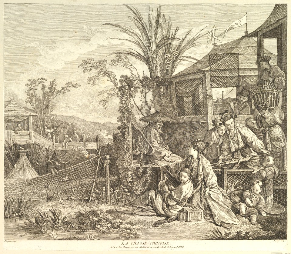 La Chasse Chinoise (The Chinese Hunt), from Chinoiseries MET DP826915