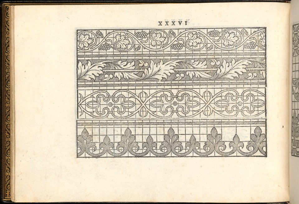 La Vera Perfettione del Disegno di varie sorti di recami, page 18 (verso) MET DP361982