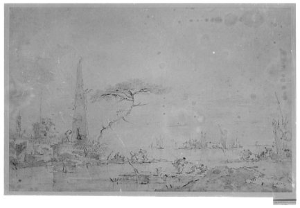 Lagoon Capriccio with an Obelisk MET 3024