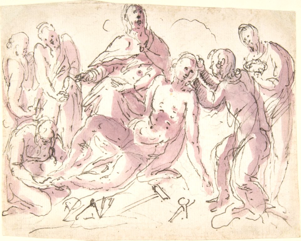 Lamentation over the Dead Christ MET DP809307