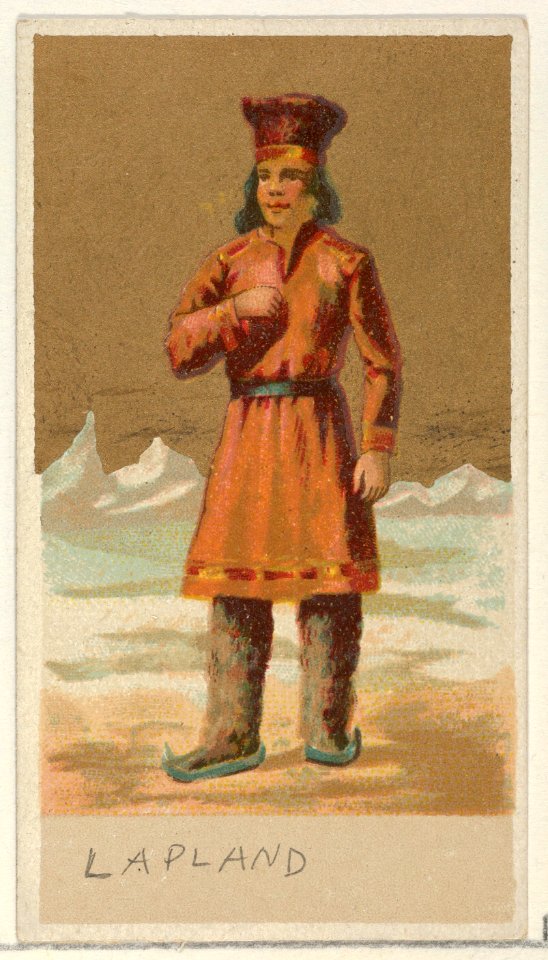Lapland, from the Natives in Costume series (N16), Teofani Issue, for Allen & Ginter Cigarettes Brands MET DP834883