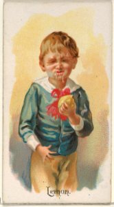 Lemon, from the Fruits series (N12) for Allen & Ginter Cigarettes Brands MET DP834625