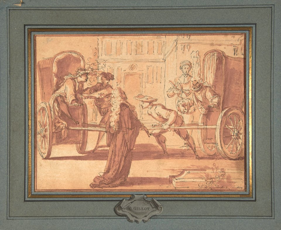 La scène des deux carrosses MET DP806418