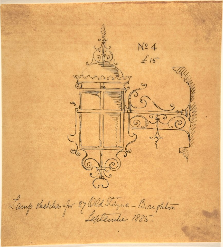 Lamp Design for 27 Old Steyne, Brighton MET DP806777