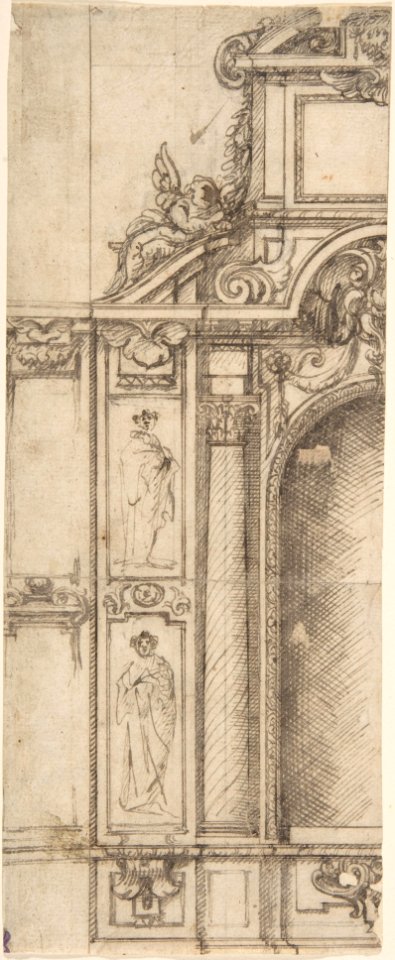 Left Half of the Design for an Altar MET DP800327
