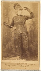 Lamont, from the Actors and Actresses series (N45, Type 1) for Virginia Brights Cigarettes MET DP829803