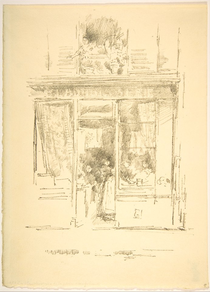 La Blanchisseuse de la Place Dauphine MET DP813925