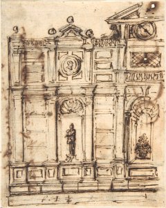 Left Half of a Design for Garden Architecture MET DP800328
