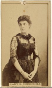 Lady S. Churchill, from the Actors and Actresses series (N145-7) issued by Duke Sons & Co. to promote Duke Cigarettes MET DP840573