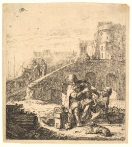 Lazarillo Stealing Grapes from the Poor Blind Beggar MET DP828618