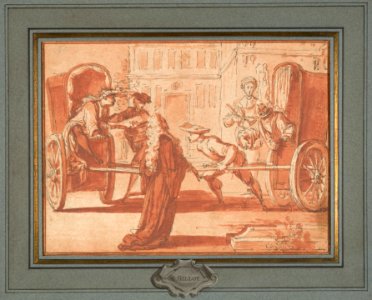 La scène des deux carrosses MET DP123418